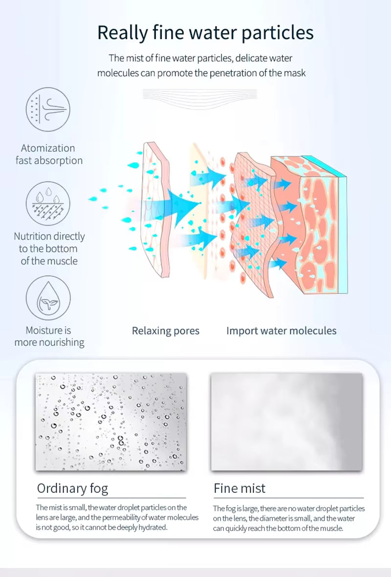 Ozone Facial Steamer & Warm Mist Humidifier