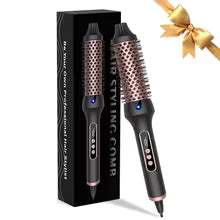 3-in-1 Thermal Brush – Ionic Hair Curler & Straightener