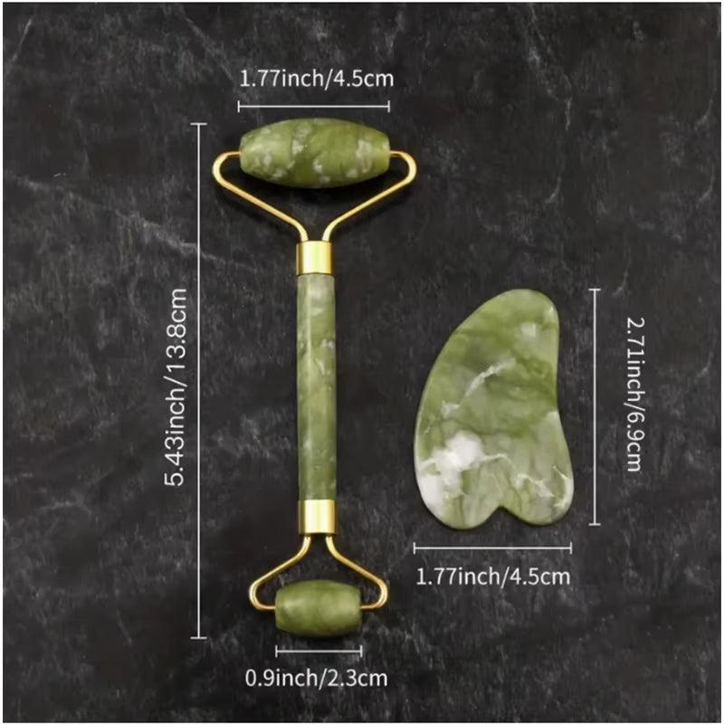 Natural Jade Roller & Face Massager