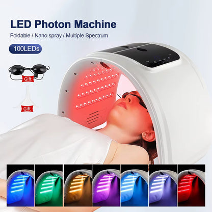 7-Color LED Photon Face Mask with Nano Spray