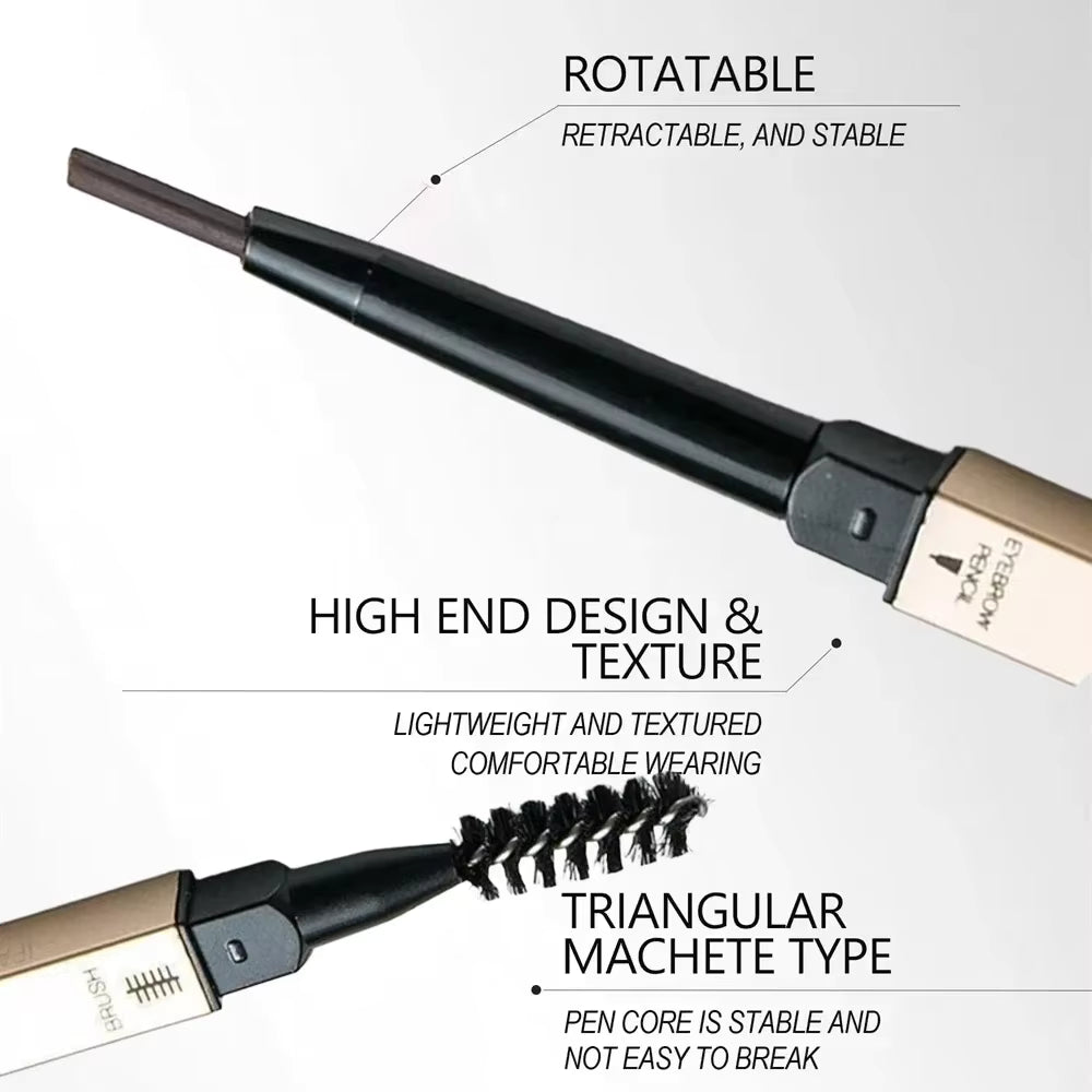 Double-Ended Waterproof Eyebrow Pencil (5 Shades)