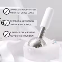 Stainless Steel Ice Globes Cryo Balls (Set of 2)